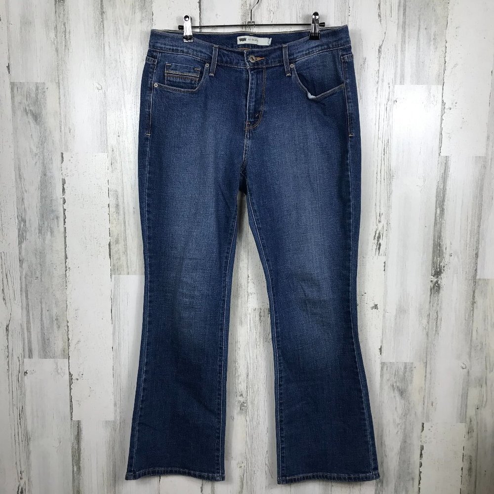 Levi's 515 bootcut denim jeans‎ size 10 dark wash classic